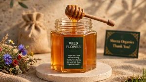 Organics Wild Flower Honey (جنگلی پھولوں کا شہد)