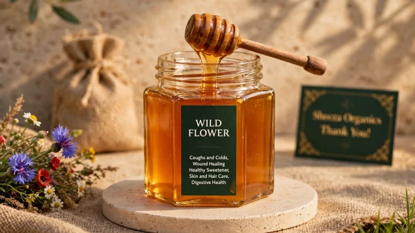 Organics Wild Flower Honey (جنگلی پھولوں کا شہد)