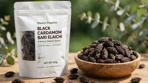 Organic Black Cardamom (Bari Elaichi) (بڑی الائچی)