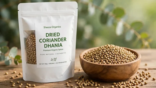 Organic Dried Coriander (Sookha Dhaniya) (خشک دھنیا)