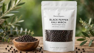 Organic Black Pepper (Kali Mirch) (کالی مرچ)