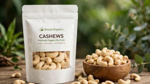 sheeza_organics_cashews Organic Cashews (Kaju) (کاجو)