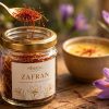saffron_jar_spoon_closeup ZAFRAN KASHMIRI SAFFRON (زعفران)