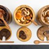 Wooden Barrel Storage Jars (لکڑی کا برتن)