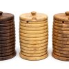 wooden_jars_hero Ribbed Beehive Wooden Barrel Jars (لکڑی کا چھتہ برتن)
